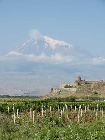 Kloster Chor Virap vor dem Ararat - photo: LCTours
