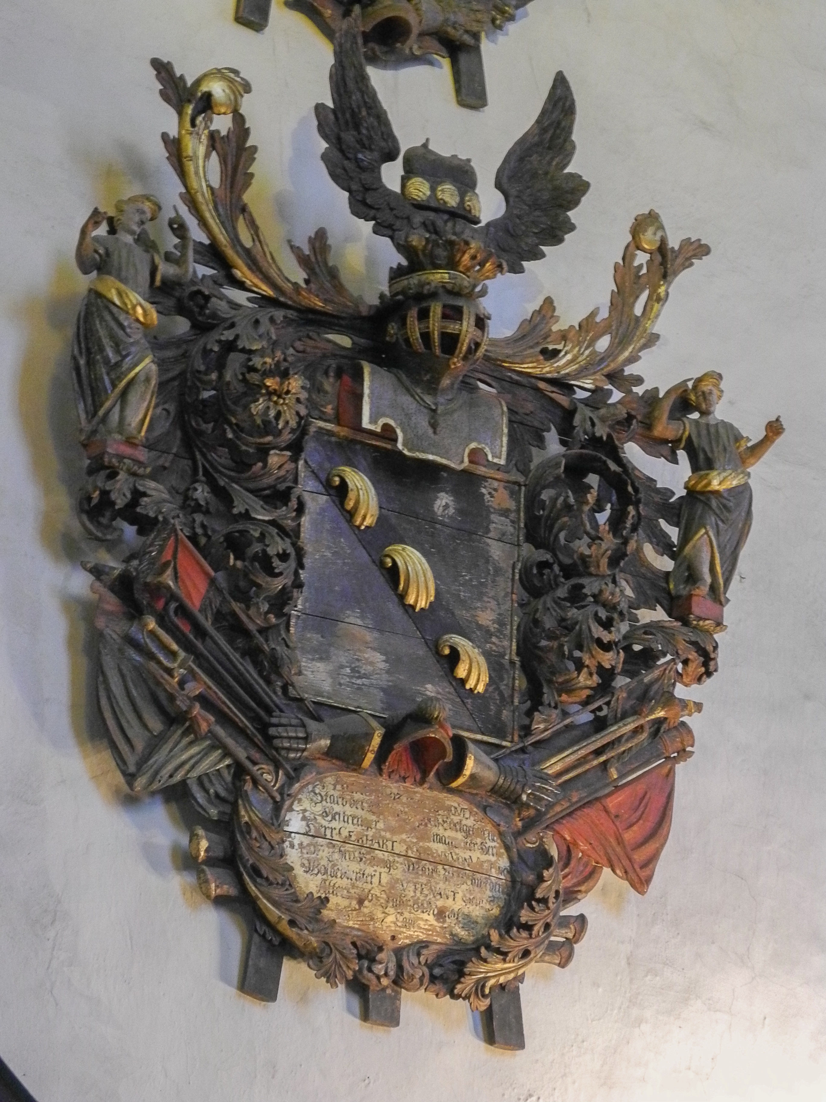 Adelswappen in der Domkirche von Tallinn - photo: M. Baumert